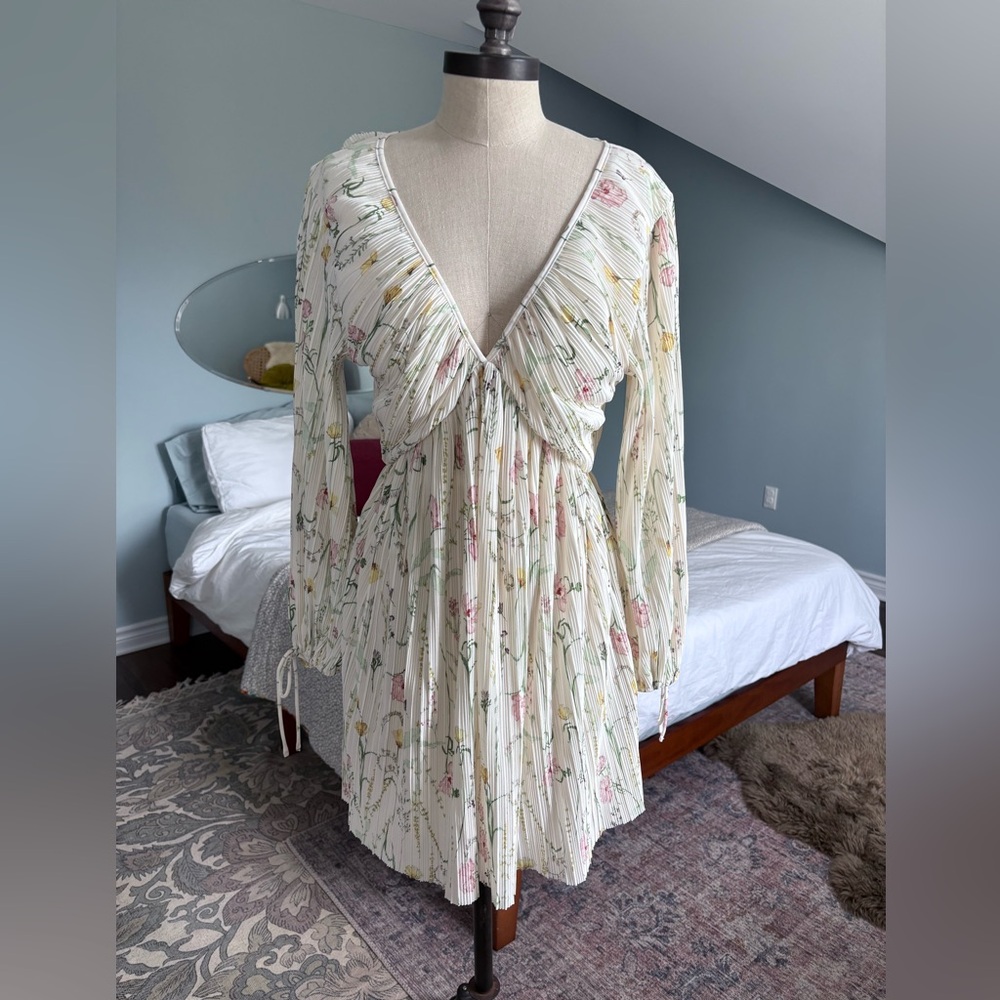H&M Long Sleeve Floral Dress